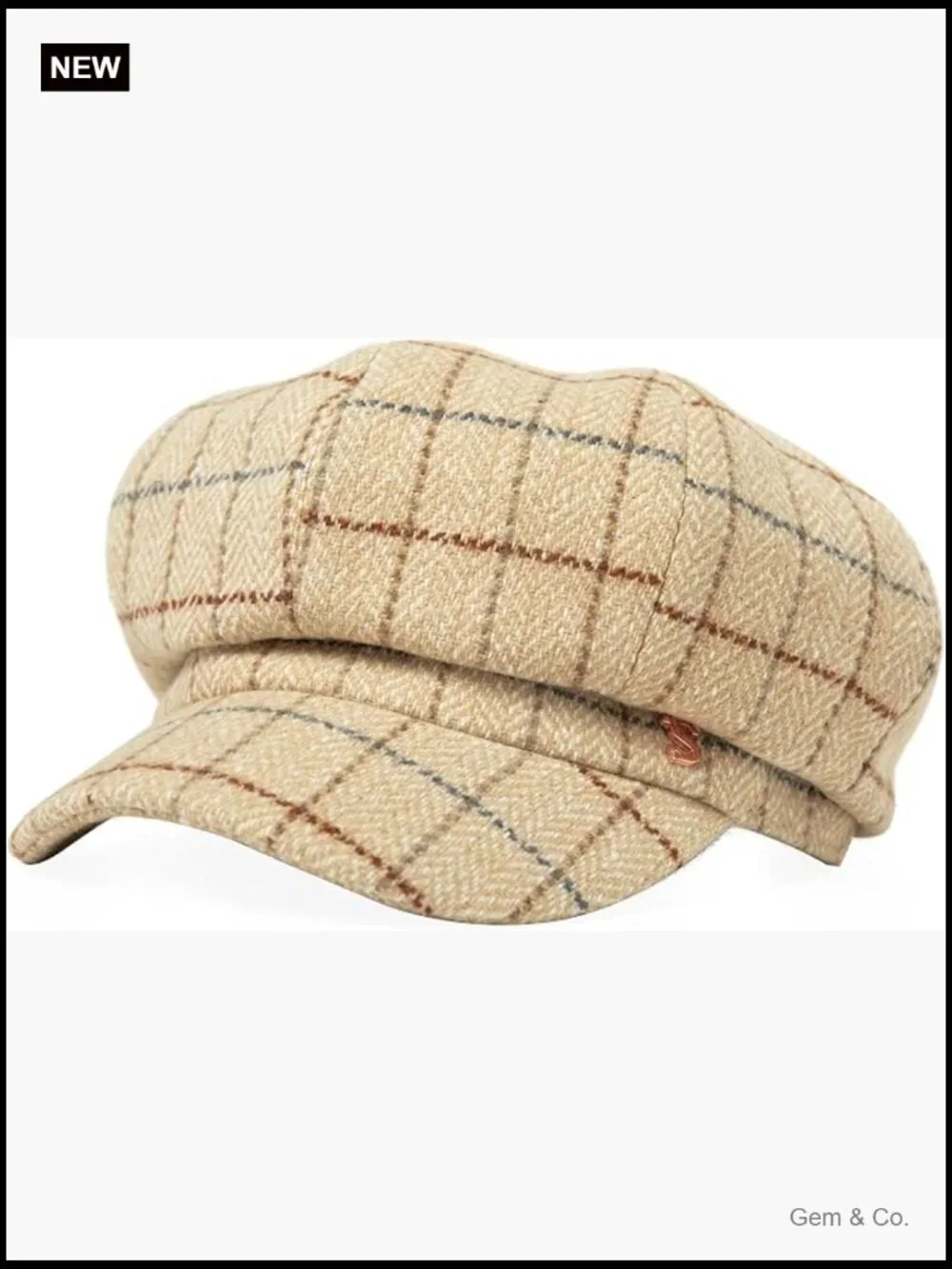 Womens Merino Fashion Newsboy Hat Wool Visor Beret Cabbie Cap